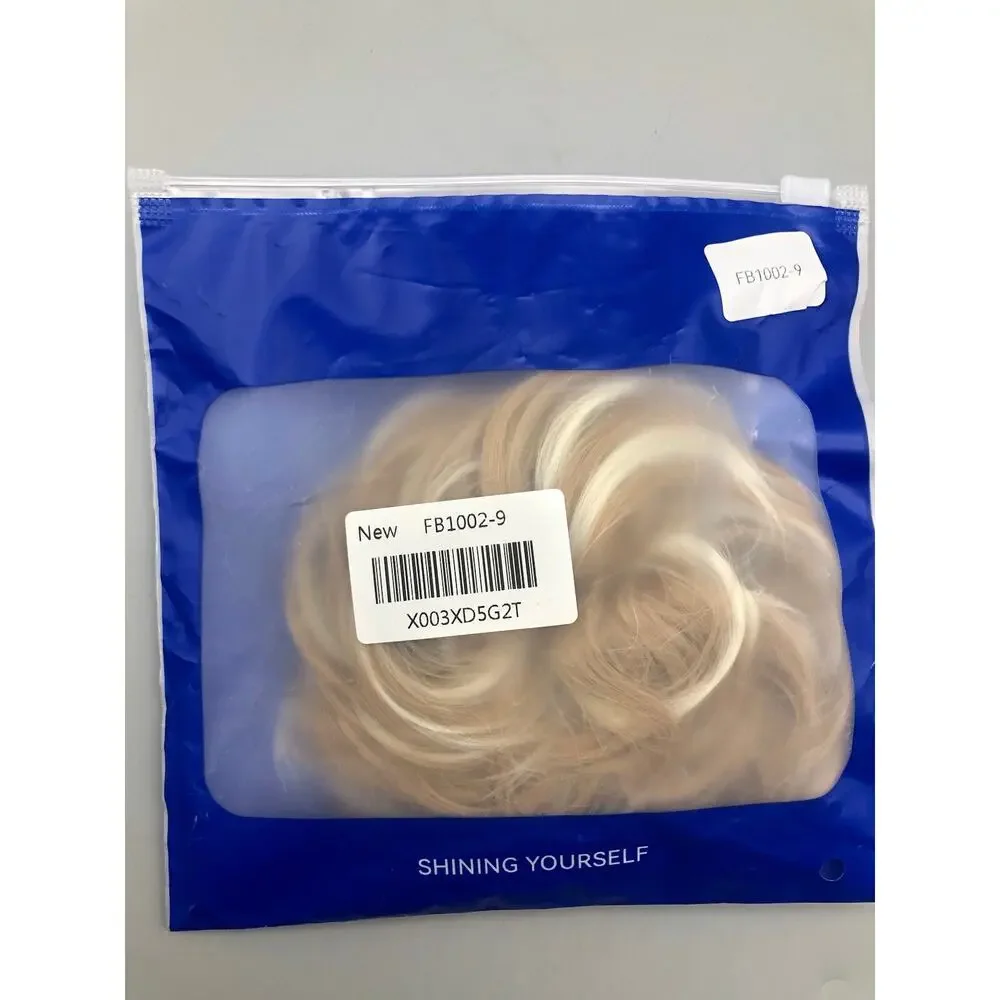 Hair Scrunchies Hair Bun Extensions Synthetic Chignon Hairpiece Hair Ring 1pc